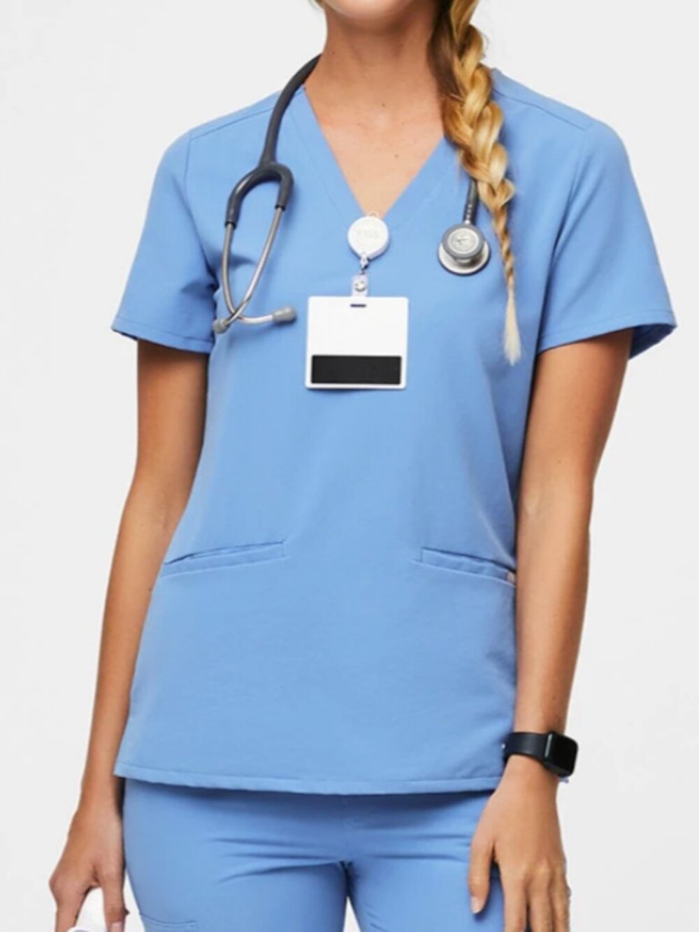 Casma Three-Pocket Scrub Top XS